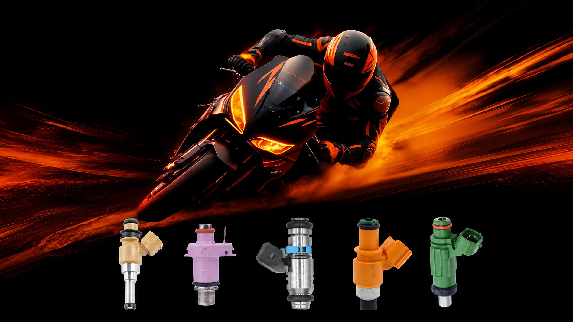 Motorbike fuel injectors